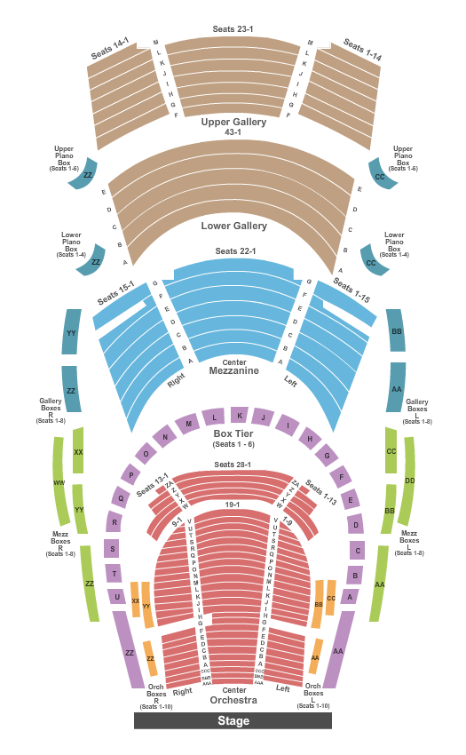 Bass Hall Hadestown Seating Chart